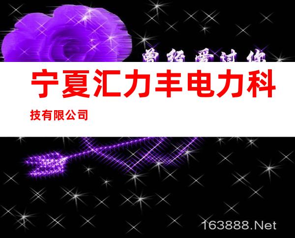 宁夏汇力丰电力科技有限公司